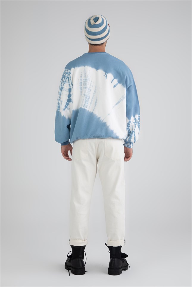 Erkek Batik Oversize Sweatshirt